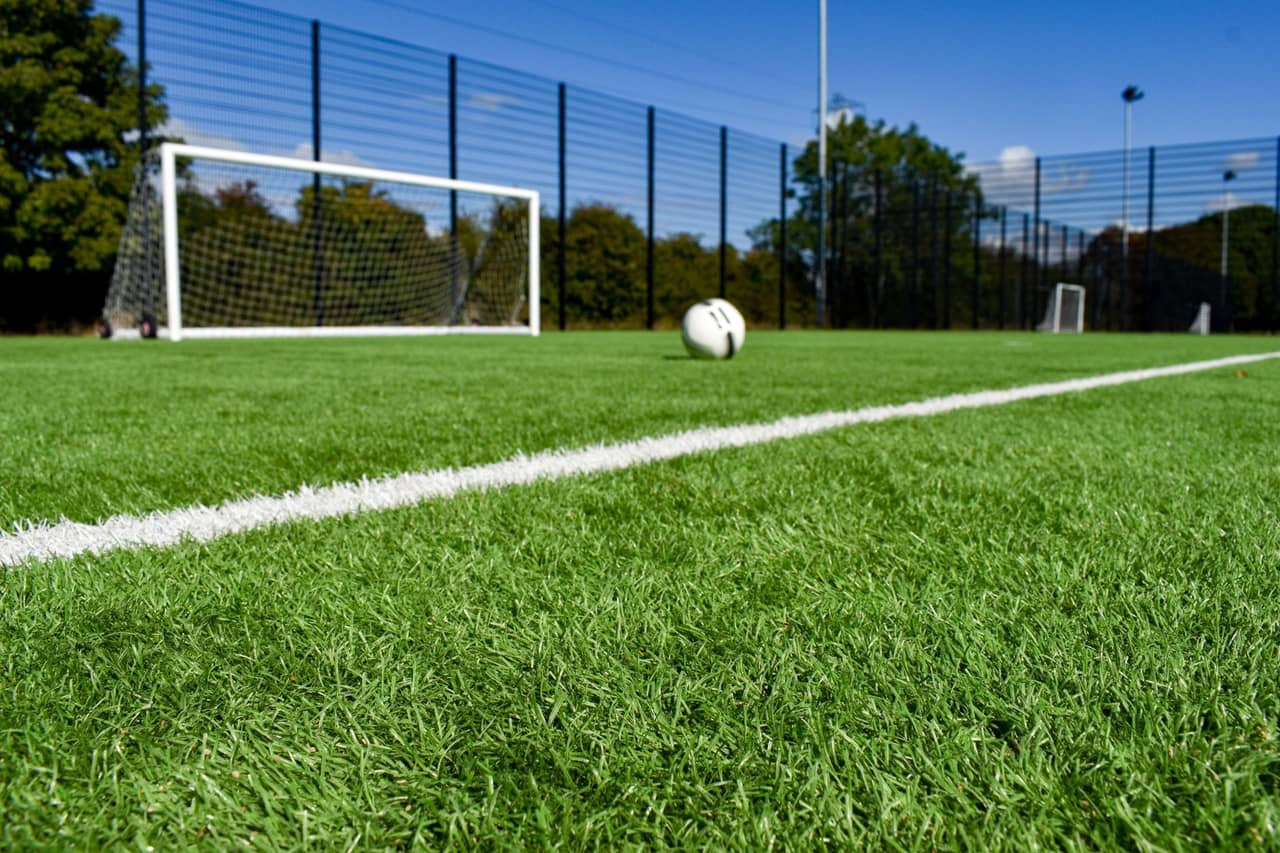 Commercial property with professionally installed artificial turf