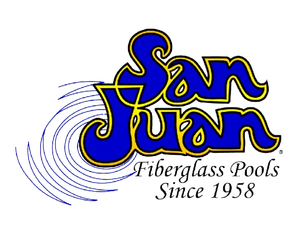 San Juan Fiberglass Pools since 1958 logo